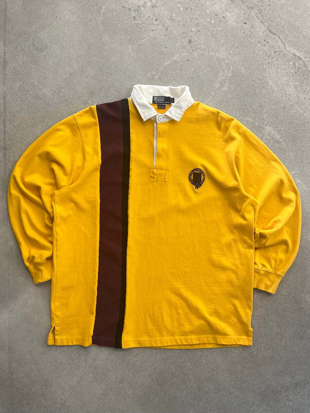 Vintage 90s Polo By Ralph Lauren Rugby Polo Shirt - XXL